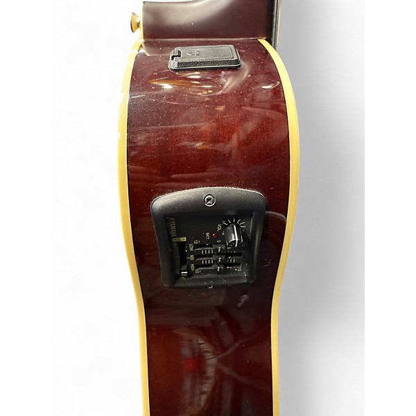 Used Yamaha FX335C 2 Tone Sunburst Acoustic Electric Guitar