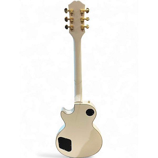 Used Epiphone Les Paul Custom Alpine White Solid Body Electric Guitar