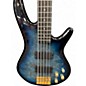 Used Ibanez GSR205PC TRANSPARENT MARINE BLUE Electric Bass Guitar
