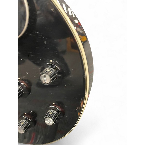 Vintage 1973 Hagstrom Standard Swede Black Solid Body Electric Guitar