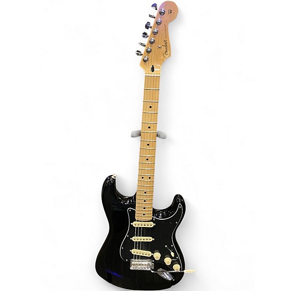 Used Fender Player Stratocaster Black Solid Body Electric Guitar