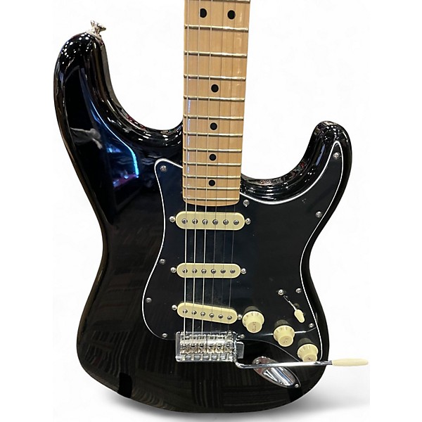 Used Fender Player Stratocaster Black Solid Body Electric Guitar