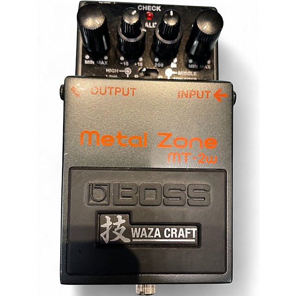 Used BOSS MT2W Metal Zone Waza Craft Effect Pedal