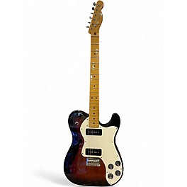 Used Fender Modern Player Telecaster Thinline Deluxe 2 Tone Sunburst Hollow Body Electric Guitar