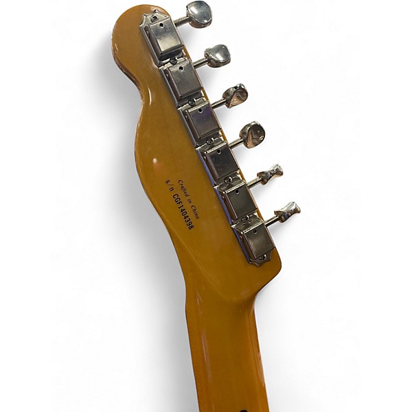 Used Fender Modern Player Telecaster Thinline Deluxe 2 Tone Sunburst Hollow Body Electric Guitar