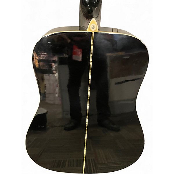 Used Dagostino D6512BE Black 12 String Acoustic Electric Guitar