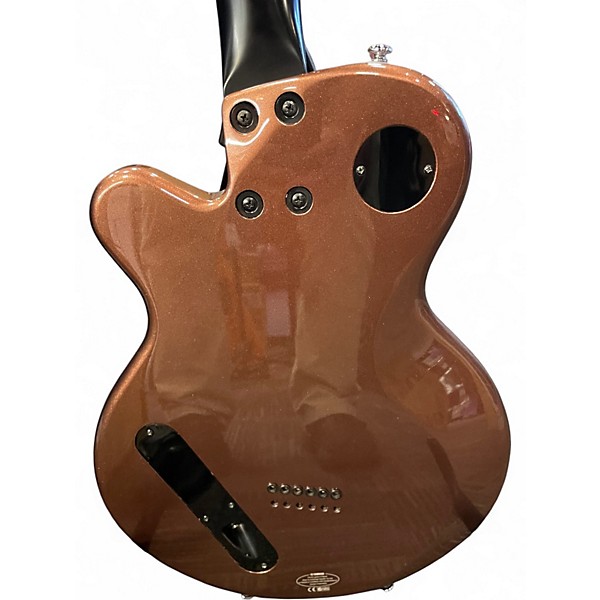 Used 2002 Yamaha AES820 DROP 6 LIGHT BROWN METALIC Baritone Guitars