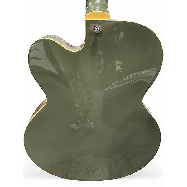 Used D'Angelico EXL-1 Royal Olive Hollow Body Electric Guitar