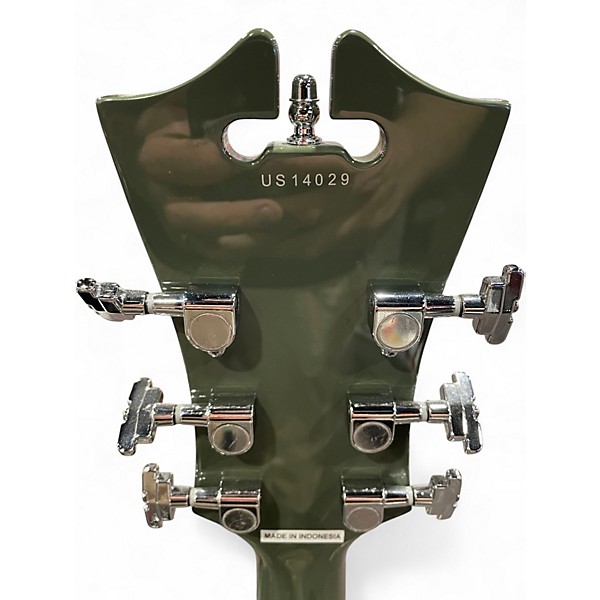 Used D'Angelico EXL-1 Royal Olive Hollow Body Electric Guitar