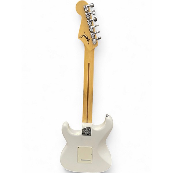 Used Fender JUANES STRATOCASTER LUNA WHITE Solid Body Electric Guitar