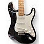 Used Fender Stratocaster Black Solid Body Electric Guitar