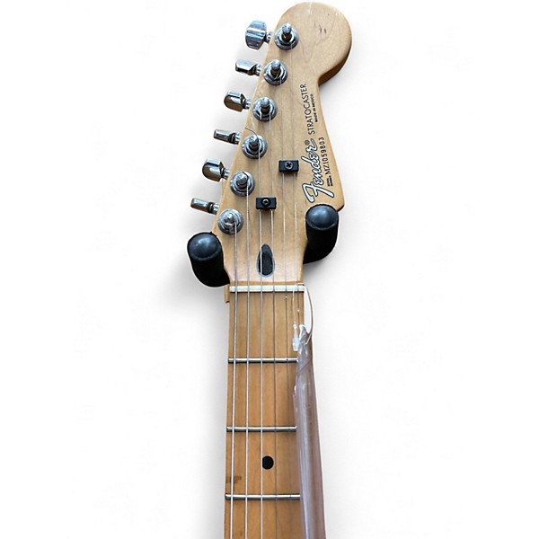 Used Fender Stratocaster Black Solid Body Electric Guitar