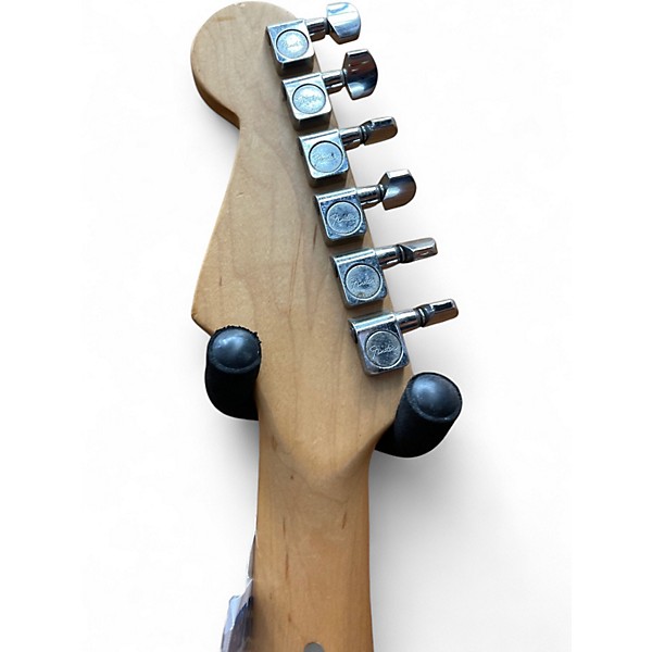 Used Fender Stratocaster Black Solid Body Electric Guitar