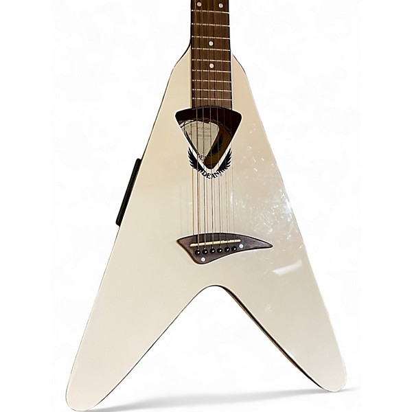 Used Dean VCO CWH White Acoustic Electric Guitar