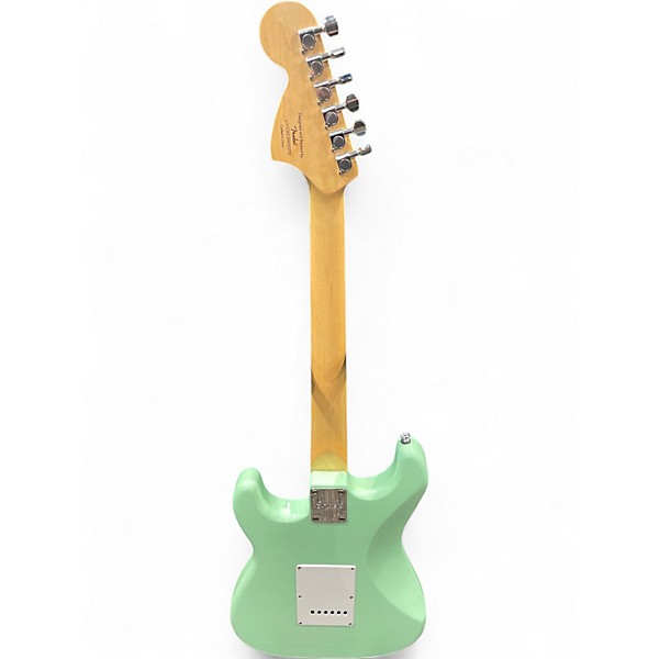 Used Squier Sonic Stratocaster Surf Green Solid Body Electric Guitar