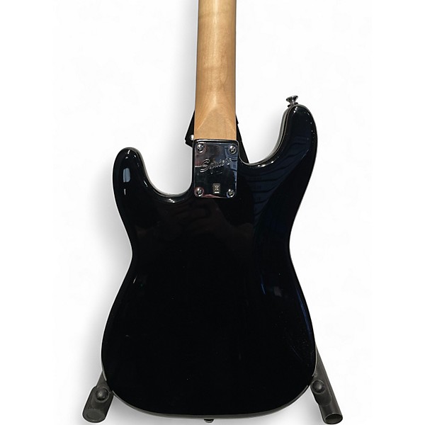 Used 2010s Squier MINI Black Solid Body Electric Guitar