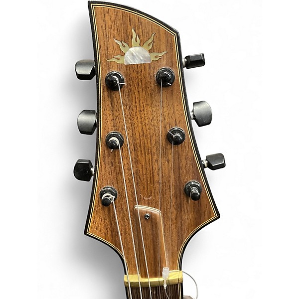 Used 2018 Bright CUSTOM Tobacco Solid Body Electric Guitar