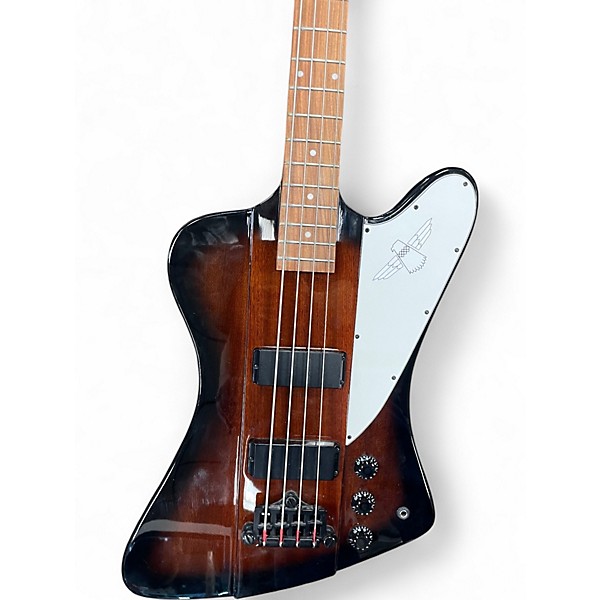 Used Epiphone Thunderbird IV 2 Tone Sunburst Electric Bass Guitar