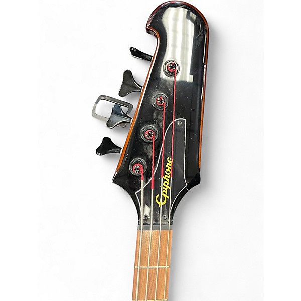Used Epiphone Thunderbird IV 2 Tone Sunburst Electric Bass Guitar