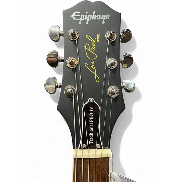Used Epiphone Les Paul Traditional Pro IV GREY Solid Body Electric Guitar