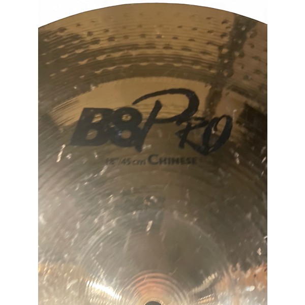 Used SABIAN 18in B8 Pro Chinese Crash Cymbal