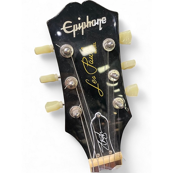 Used Epiphone Slash Signature Les Paul Classic 2 Tone Sunburst Solid Body Electric Guitar