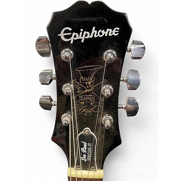 Used Epiphone Les Paul Special II Slash Appetite Amber Solid Body Electric Guitar