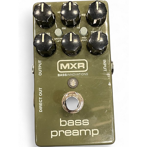Used MXR BASS PREAMP Bass Effect Pedal
