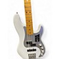 Used 2024 Fender American Ultra II Precision Bass White Electric Bass Guitar