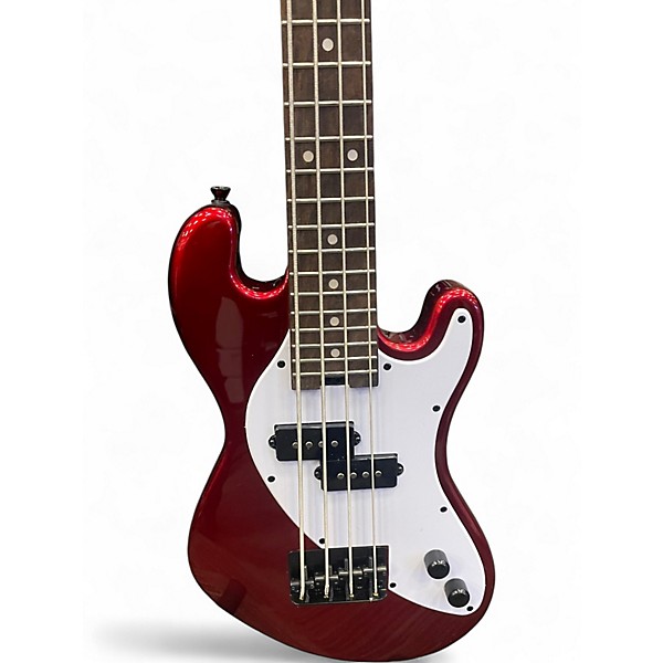 Used Kala Ubass Bass Candy Apple Red Ukulele