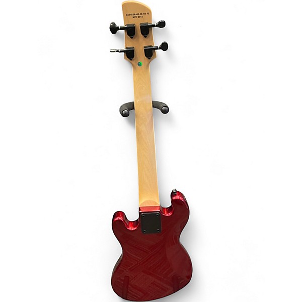 Used Kala Ubass Bass Candy Apple Red Ukulele