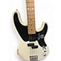 Used 2022 Fender Roadworn Mike Dirnt Signature White Electric Bass Guitar