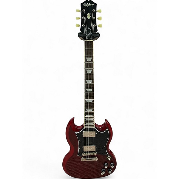 Used Epiphone SG Standard Red Solid Body Electric Guitar
