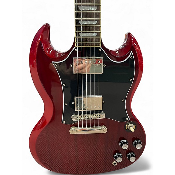 Used Epiphone SG Standard Red Solid Body Electric Guitar