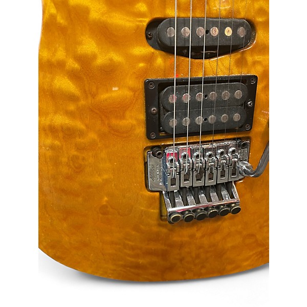 Vintage 1993 Tom Anderson Drop Top TRANSLUCENT YELLOW Solid Body Electric Guitar