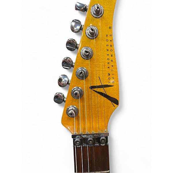 Vintage 1993 Tom Anderson Drop Top TRANSLUCENT YELLOW Solid Body Electric Guitar