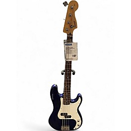Used Squier P-Bass Metallic Blue Electric Bass Guitar
