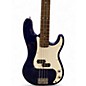 Used Squier P-Bass Metallic Blue Electric Bass Guitar