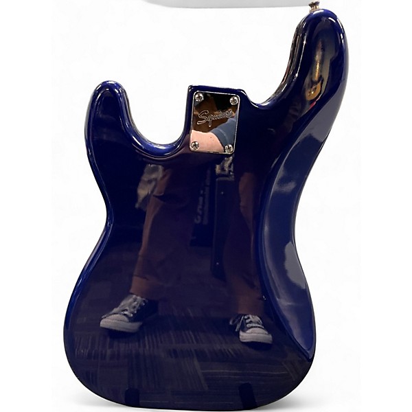 Used Squier P-Bass Metallic Blue Electric Bass Guitar