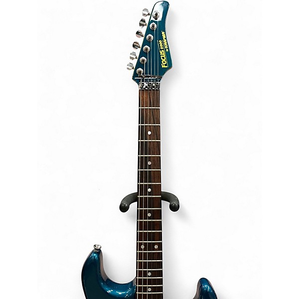 Used Kramer Focus 2000 Blue Solid Body Electric Guitar