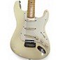 Used Fender American Standard Stratocaster Aged White Plastic Solid Body Electric Guitar