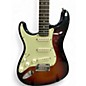 Used 2008 Fender American Deluxe Stratocaster Sunburst Solid Body Electric Guitar thumbnail
