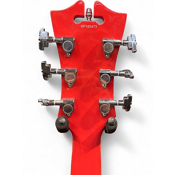 Used D'Angelico DAPDCFRCSCB Fiesta Red Hollow Body Electric Guitar