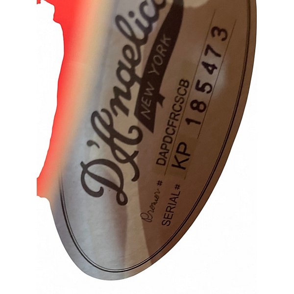 Used D'Angelico DAPDCFRCSCB Fiesta Red Hollow Body Electric Guitar