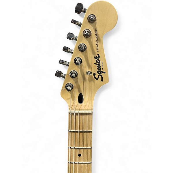 Used Squier Standard Stratocaster Teal Solid Body Electric Guitar