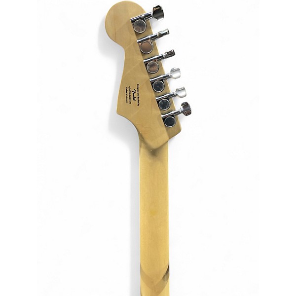 Used Squier Standard Stratocaster Teal Solid Body Electric Guitar