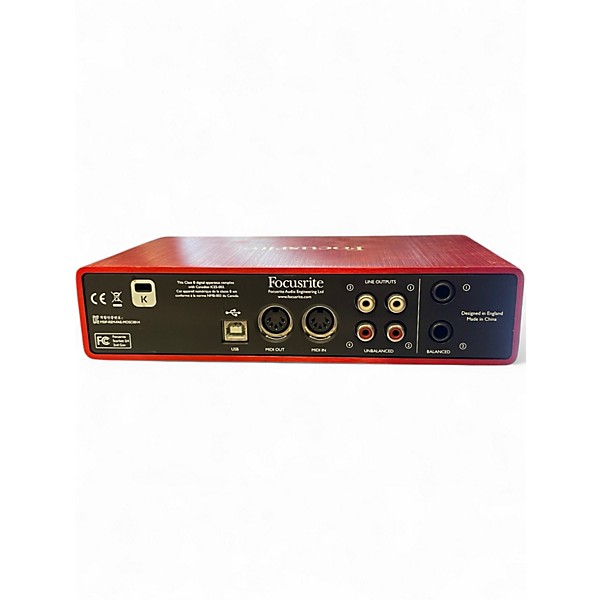 Used Focusrite Scarlett 2i4 Audio Interface