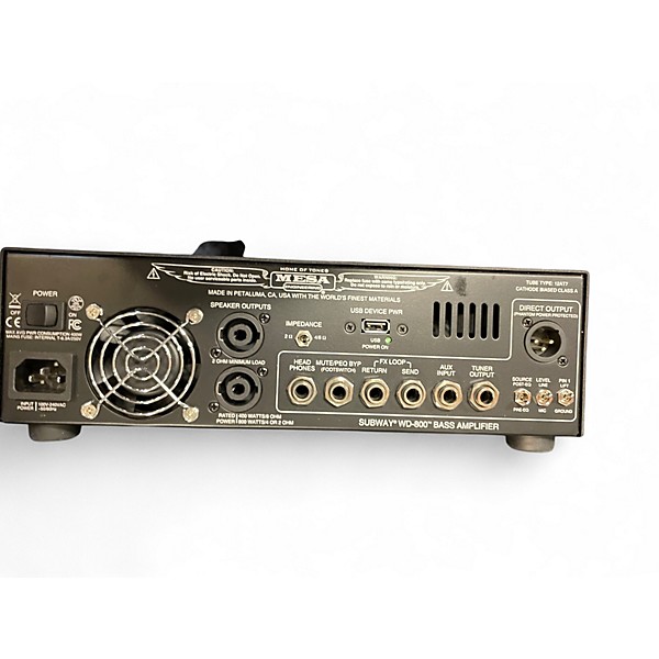 Used MESA/Boogie SUBWAY WD-800 Bass Amp Head