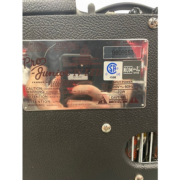 Used Fender Pro Junior IV 15W 1x10 Tube Guitar Combo Amp