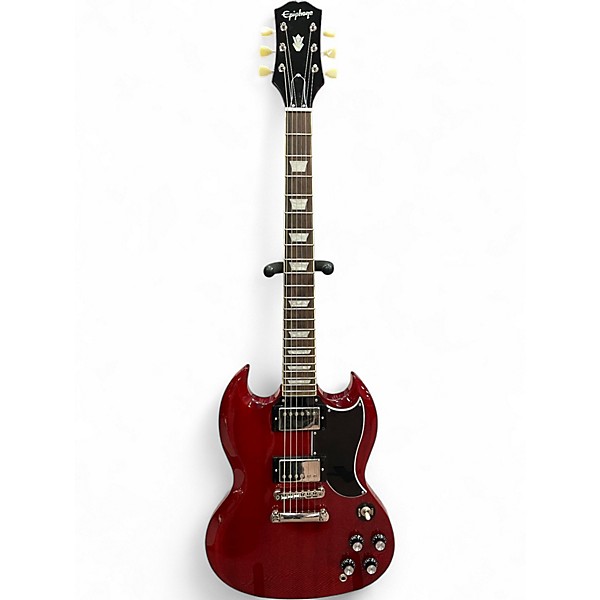 Used Epiphone SG Standard 61' Red Solid Body Electric Guitar